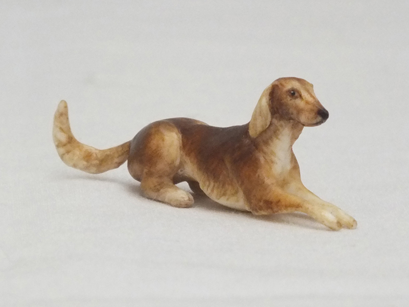 Lying Saluki