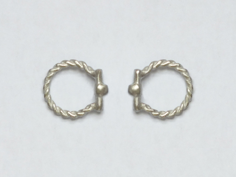 Twisted Ring Western Snaffle Bit